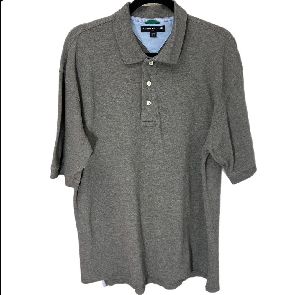 Tommy Hilfiger Golf Grey Polo Shirt Size XL